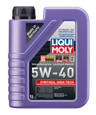 LIQUI MOLY 5W40 Synthoil High Tech Tam Sentetik Motor Yağı 1 Litre (1855)